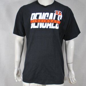 NFL Bengals Cincinnati T shirt 2XL  Officially Licensed Product Black NWT